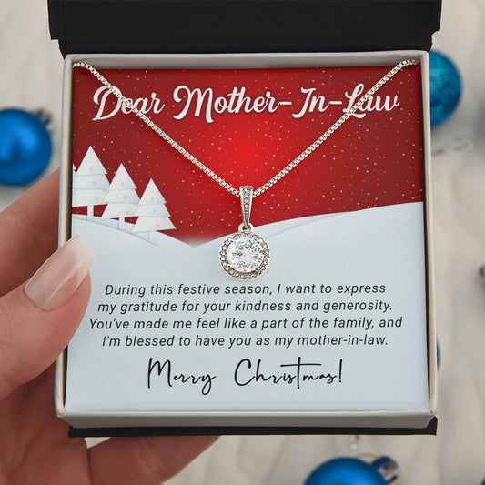 Dear Mother In Law - Gratitude - Christmas Gift - Eternal Hope Necklace