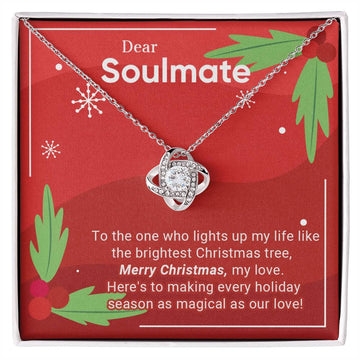 Dear Soulmate - The One - Christmas Gift - Love Knot Necklace