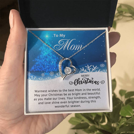 To My Mom - Christmas Gift - Forever Love Necklace