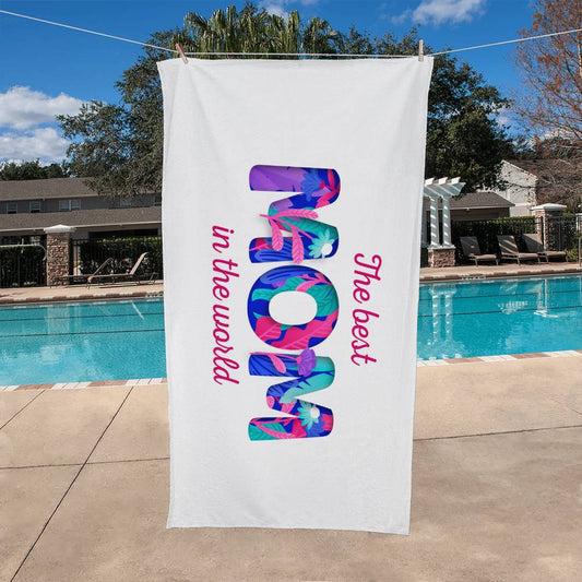 Beach Towel-The Best Mom In The World