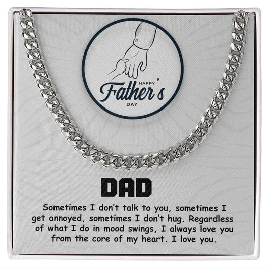 Cuban Linked Chain, Gift, Jewelry, Father's Day, Father, Dad