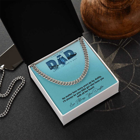 Cuban Linked Chain, Jewelry, Gift, Father's Day, Fathers Day, Father, Dad