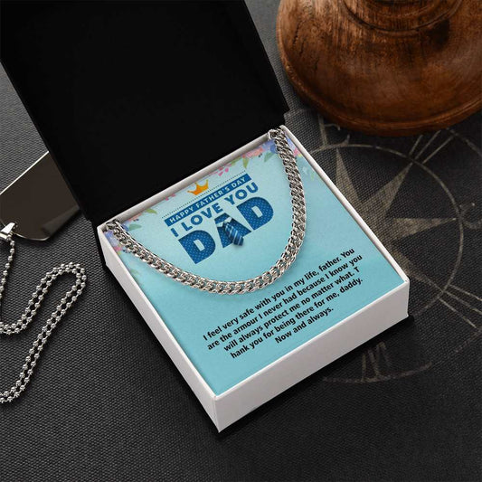 Cuban Linked Chain, Jewelry, Gift, Father's Day, Fathers Day, Father, Dad, Daddy