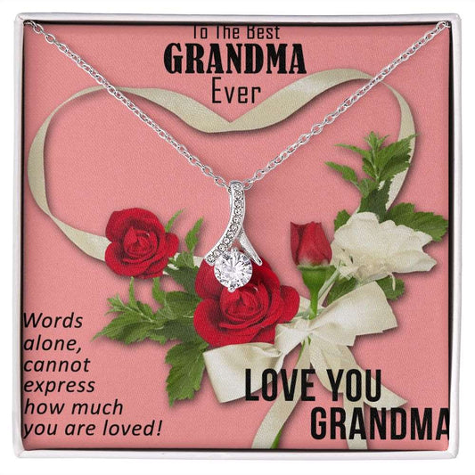 Alluring Beauty Necklace, Best Grandma Ever, Jewelry, Gift, Grandmother