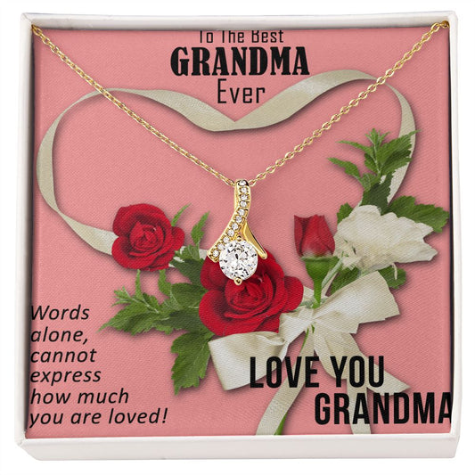 Collar de belleza seductora, la mejor abuela de todos los tiempos, joyería, regalo, abuela