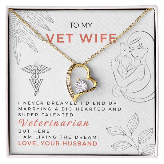Forever Love Necklace, Gift, Jewelry, Veterinarian, Wife